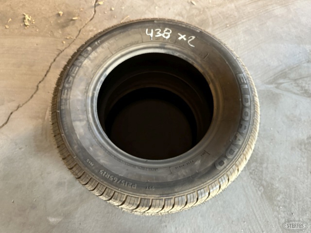 (2) P215/65R15 tires